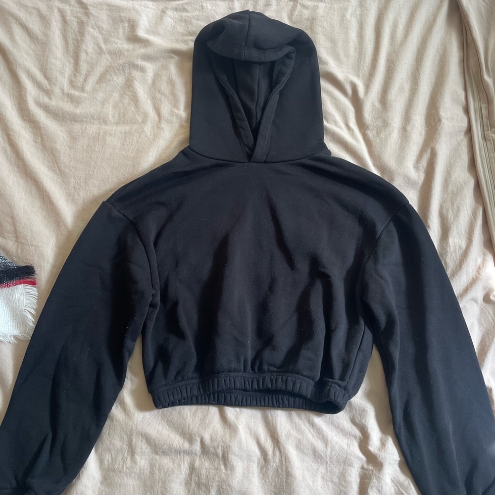 Zara cropped hoodie